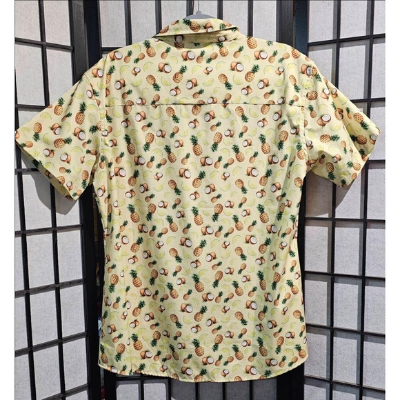 DIXXON FLANNEL CO. Women’s “Piña Colada” Short Sleeve Button-Up – Size XL - Picture 9 of 9